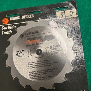 Black & Decker Piranha 5 1/2" 16 Carbide Teeth Blade, sealed in package,